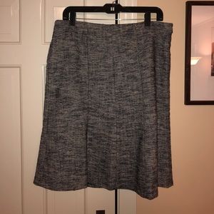 Talbots woven blend skirt
